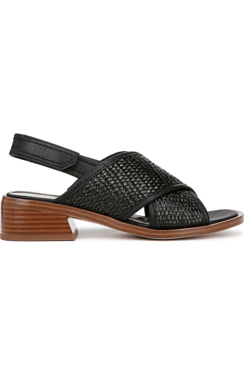 Franco Sarto Silvie Slingback Sandal, Alternate, color, Black