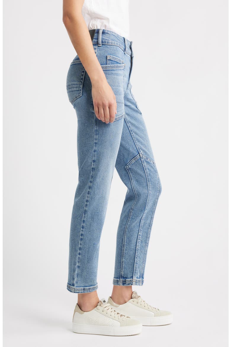 Patch Pocket Ankle Tapered Jeans, Alternate, color, INDIGO