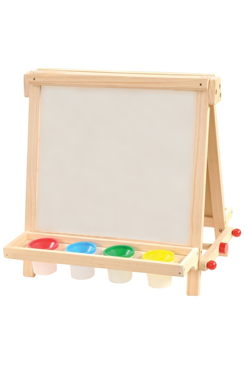 Wooden Tabletop Easel, Main, color, Beige