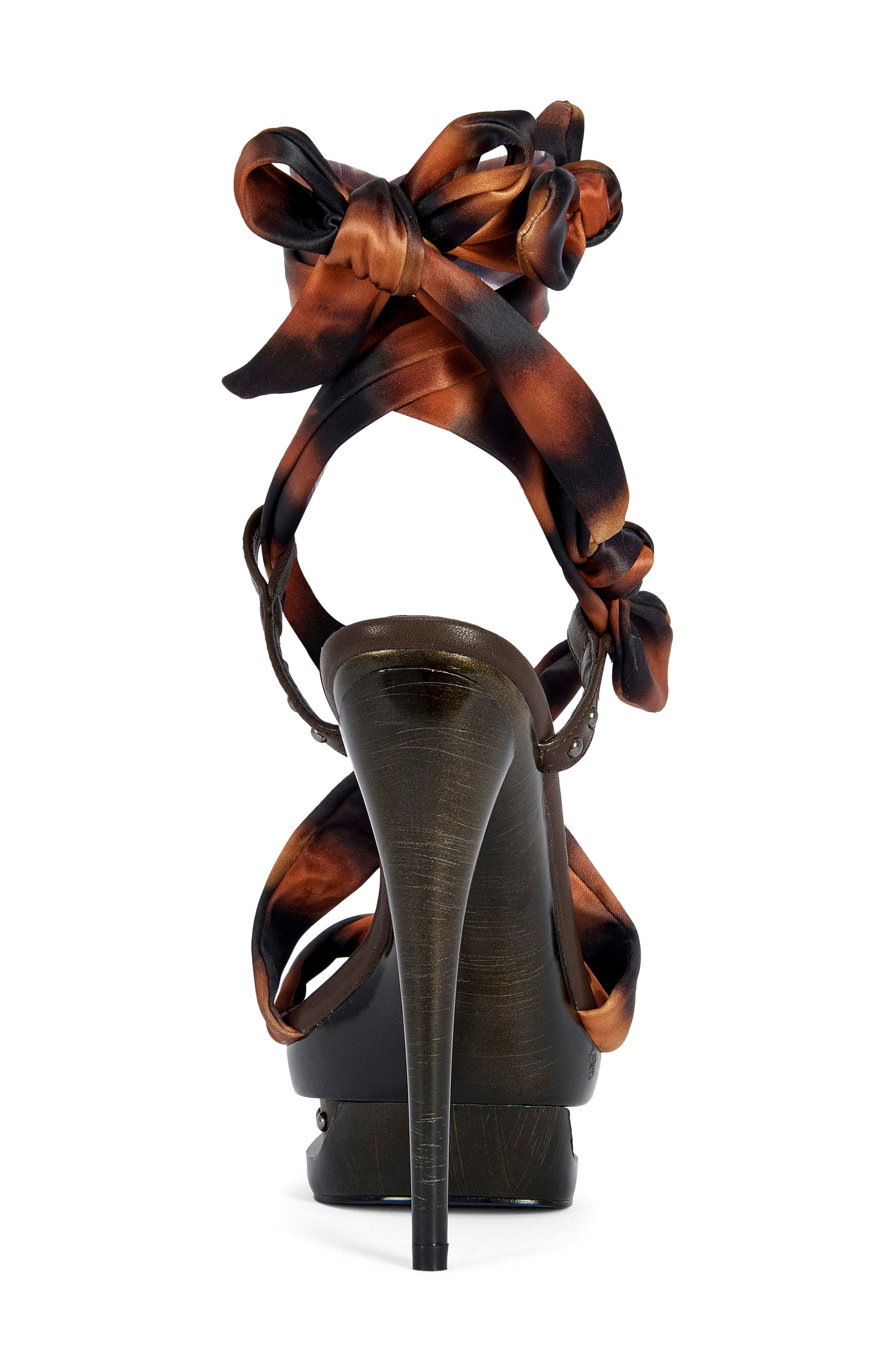 Carmen Tiger Sandal, Alternate, color, ORANGE MULTI