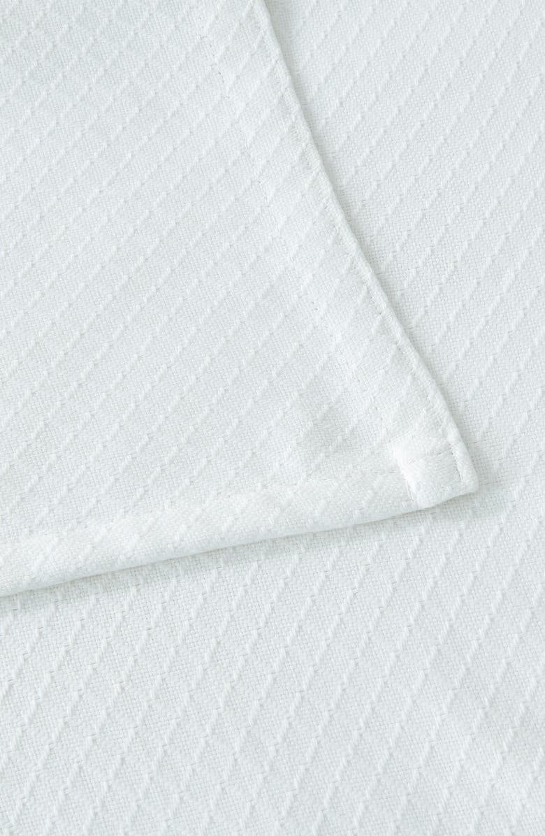 MELANGE HOME Egyptian Cotton Blanket, Alternate, color, White