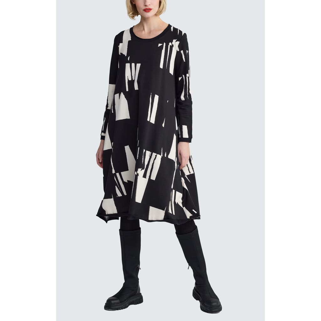 Luukaa Rivelle Printed Jersey Dress In Multi