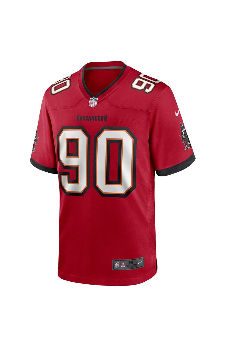 Nike Men's Nike Jason Pierre-Paul Red Tampa Bay Buccaneers Game Player Jersey, Alternate, color, 