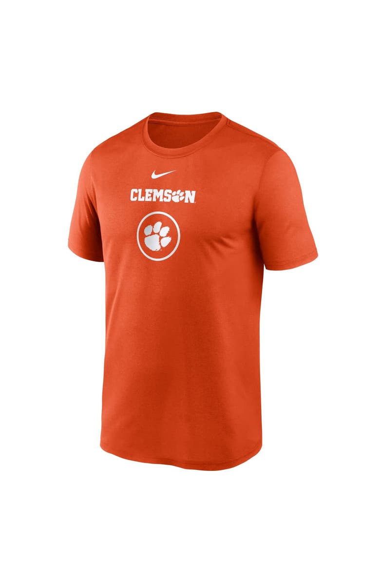 Nike Men's Nike Orange Clemson Tigers On-Court Basketball Legend Practice Performance T-Shirt, Alternate, color, Orange