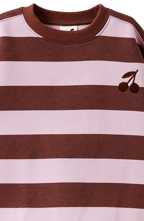 Cotton On Kids Kid's Sammy Oversized Crew In Brown
