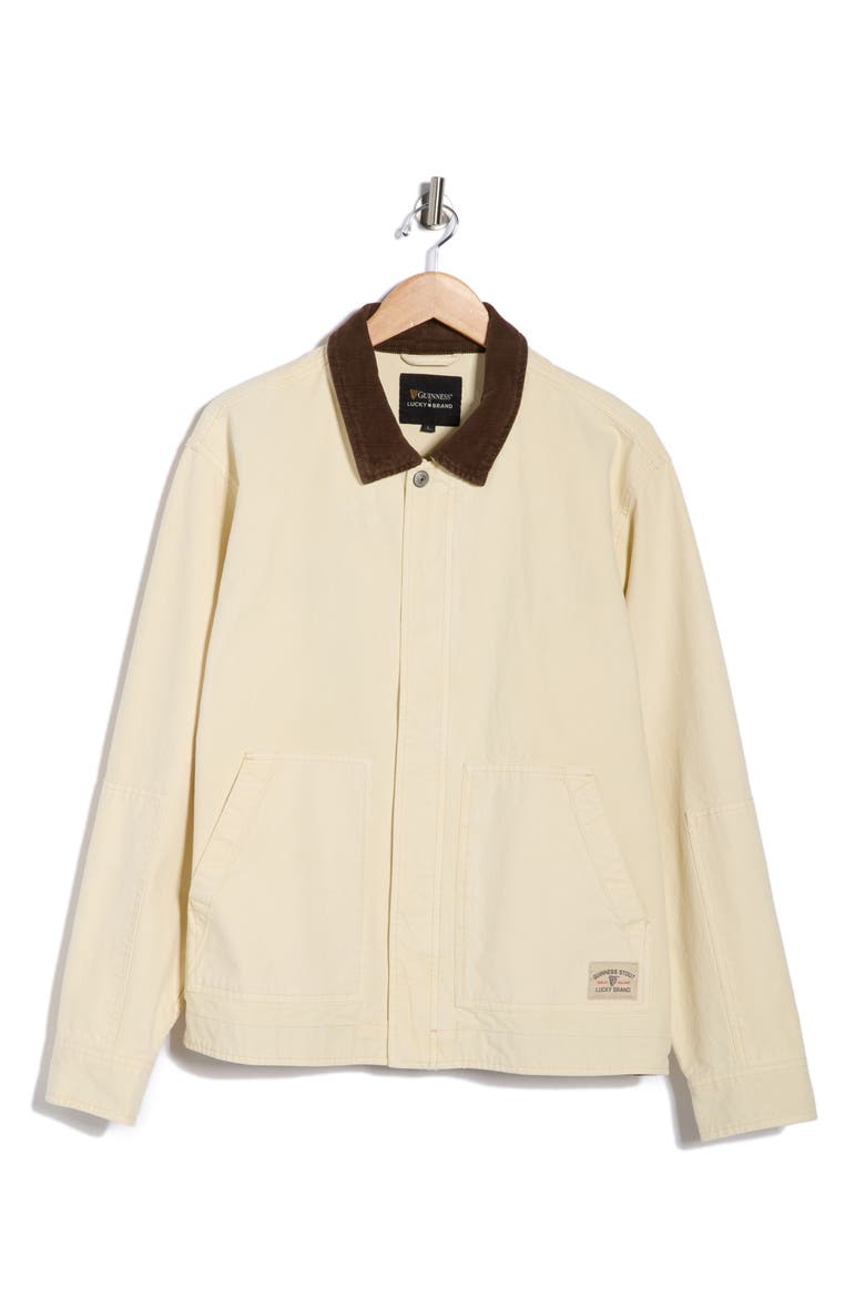 x Guinness Canvas Jacket, Alternate, color, BLEACHED SAND