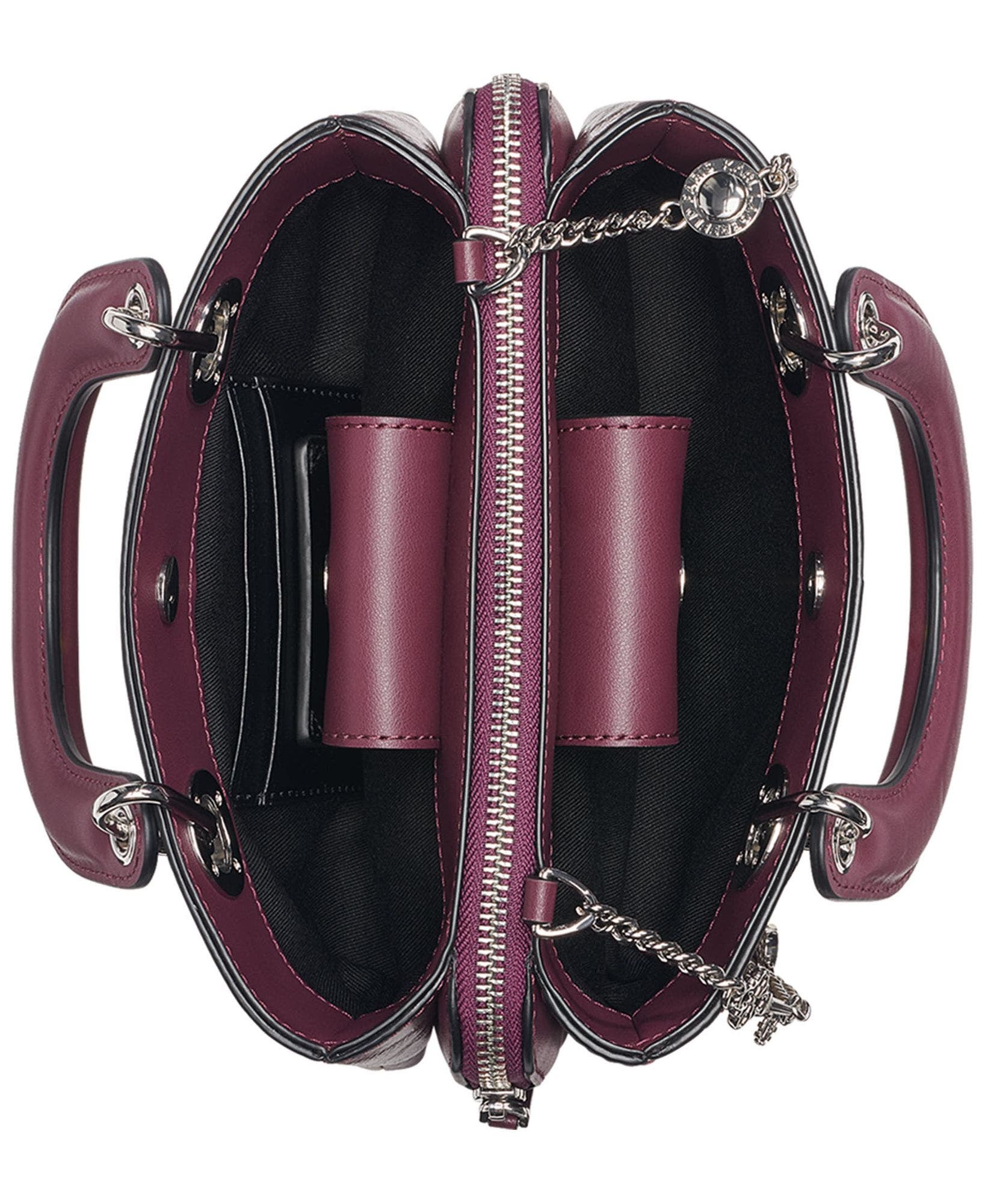 Benoite Chevron Shoulder Bag, Alternate, color, White Pepper/Cherry Plum