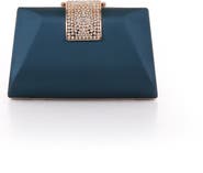 Jewel Badgley Mischka Amira Faceted Minaudiere
