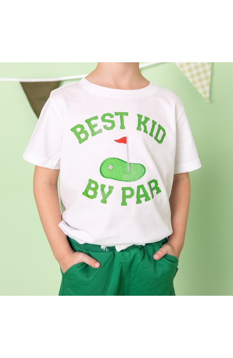 Sweet Wink Best Kid By Par Patch Short Sleeve T-Shirt, Alternate, color, White
