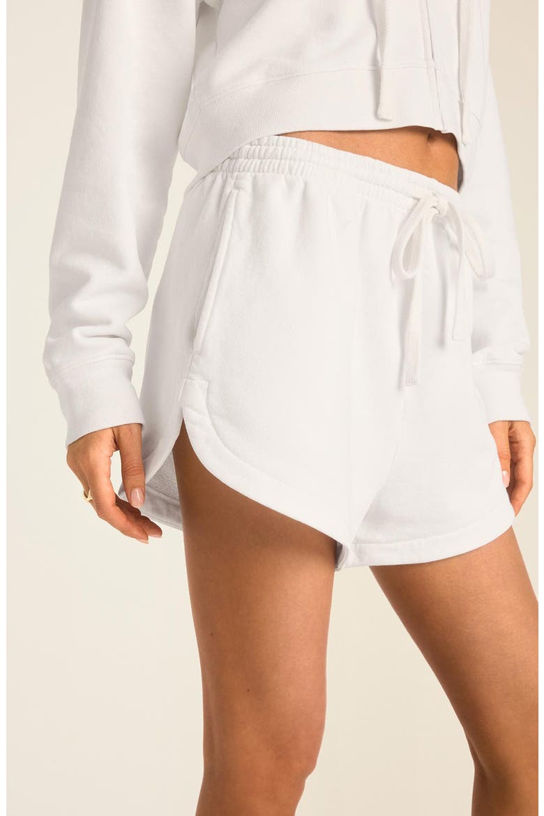 Dawn Cotton Drawstring Shorts, Alternate, color, WHITE