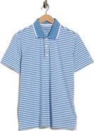 Brooks Brothers Feeder Stripe Knit Performance Polo