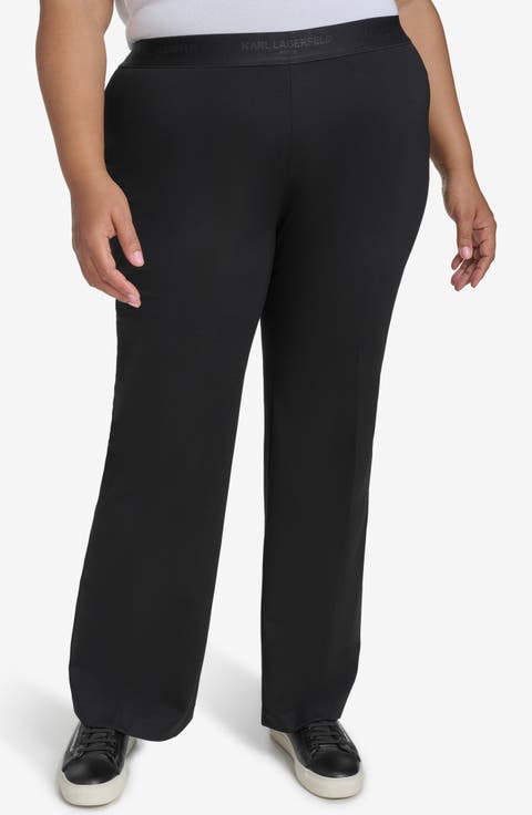 Nylon Blend Compression Pants (Plus)