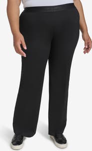 KARL LAGERFELD PARIS Nylon Blend Compression Pants