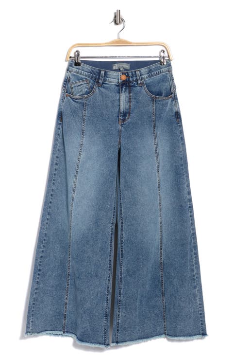 Skyrise Center Seam Wide Leg Jeans