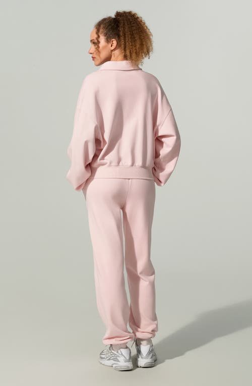 Lilysilk Heirloom '89 Polo Sweatshirt In Pink