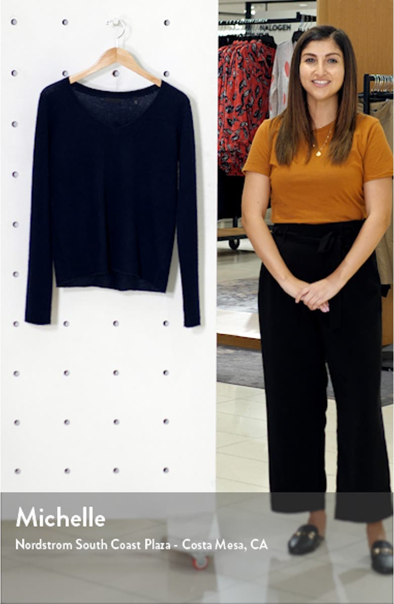 Cashmere V-Neck Sweater, sales video thumbnail