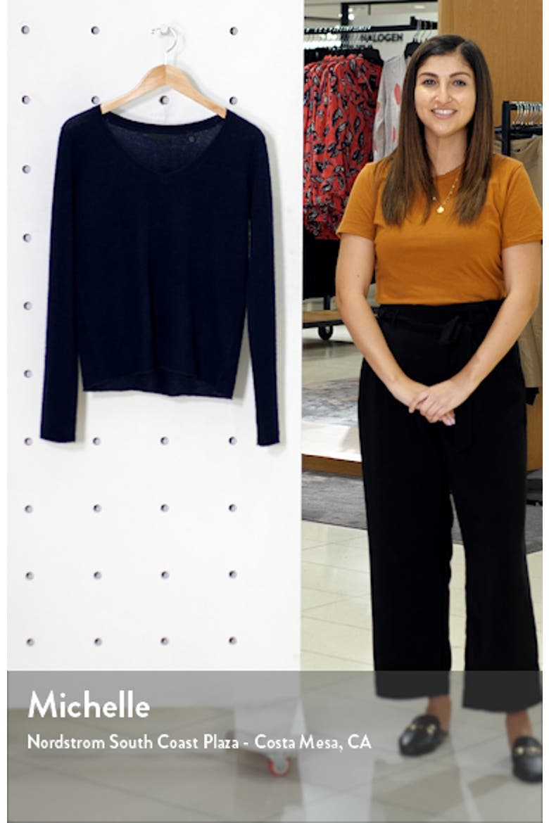 Cashmere V-Neck Sweater video