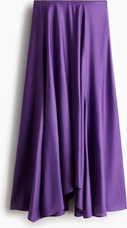 H&M Flared Viscose-blend Skirt