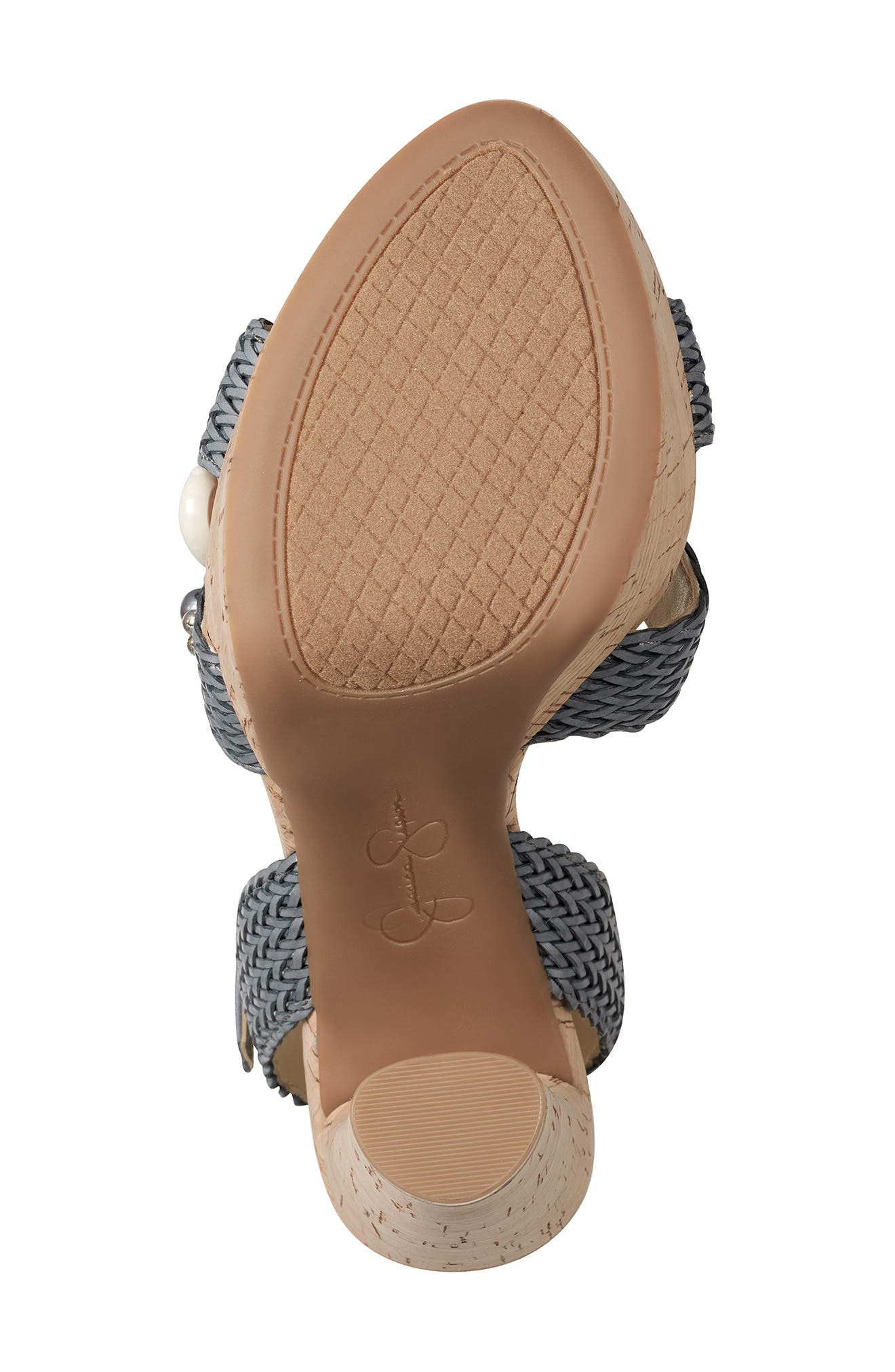 Ivriele Embellished Pump Sandal, Alternate, color, ASH BLUE