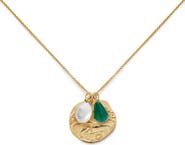 Monica Vinader Goddess Coin Pendant Necklace