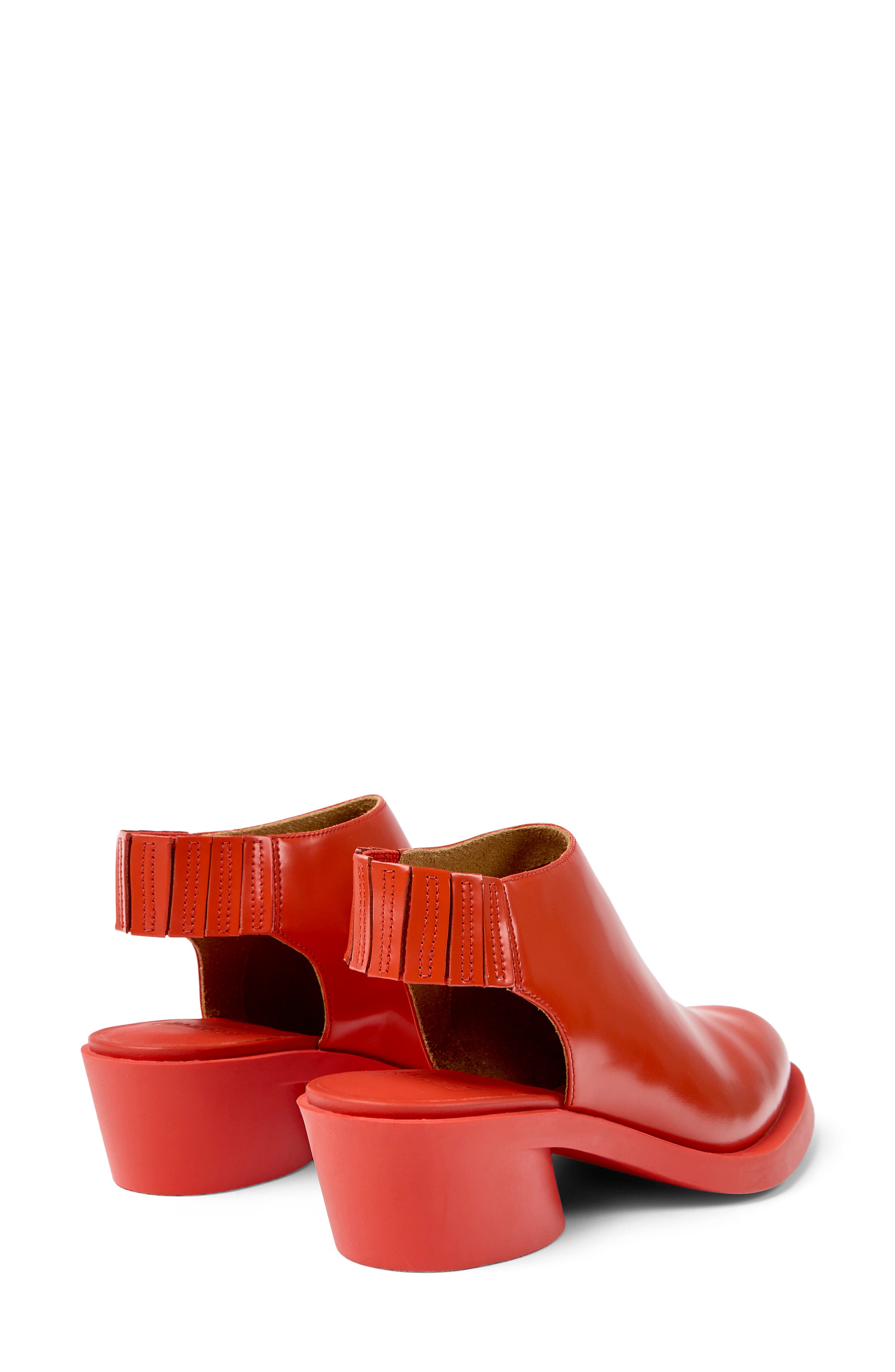 Bonnie Open Heel Bootie, Alternate, color, RED