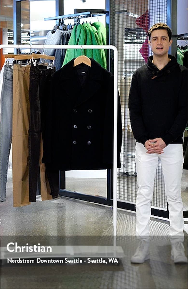 Wool Blend Peacoat, sales video thumbnail