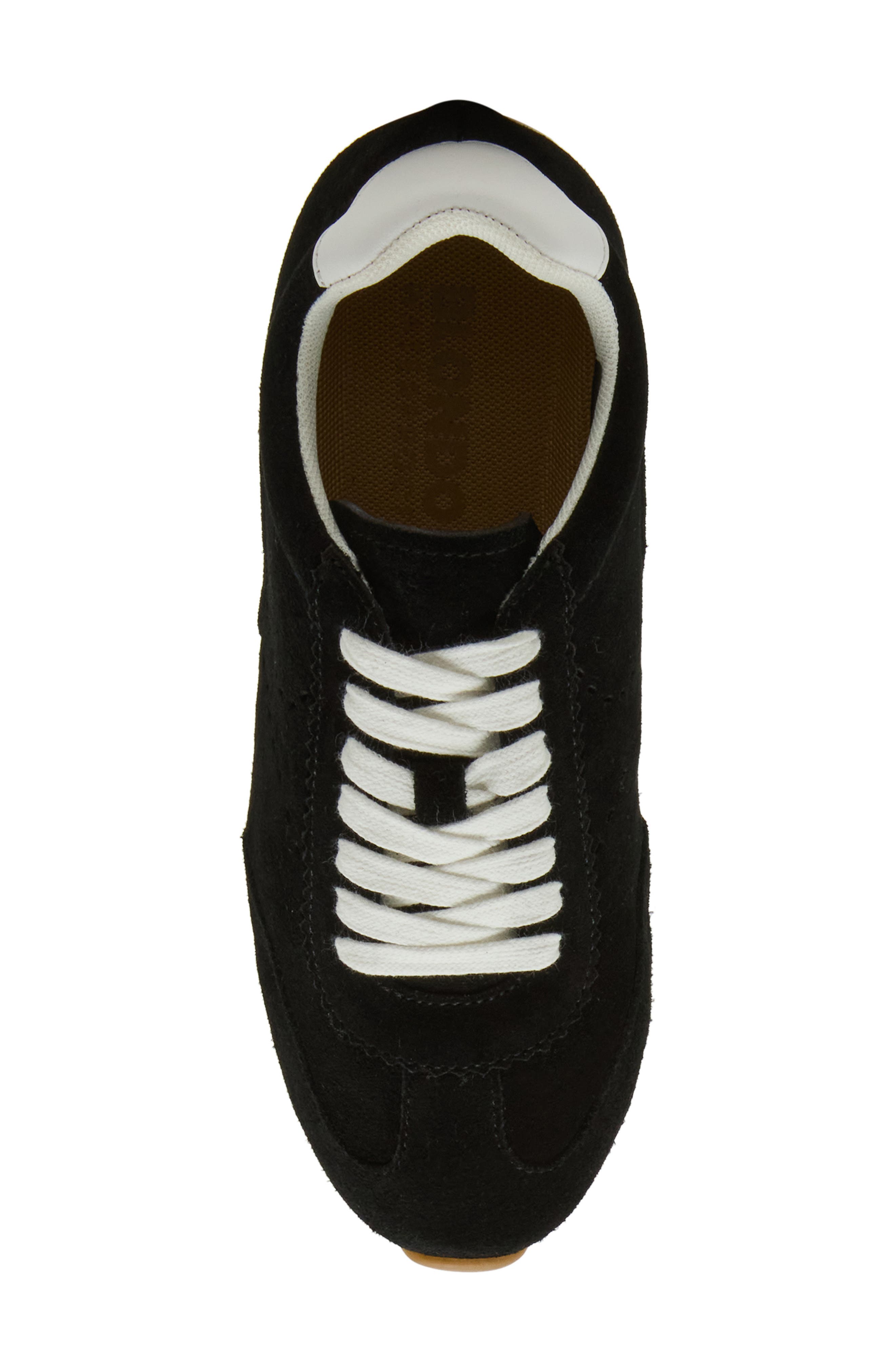 Blondo Callen Waterproof Sneaker, Alternate, color, Black Suede
