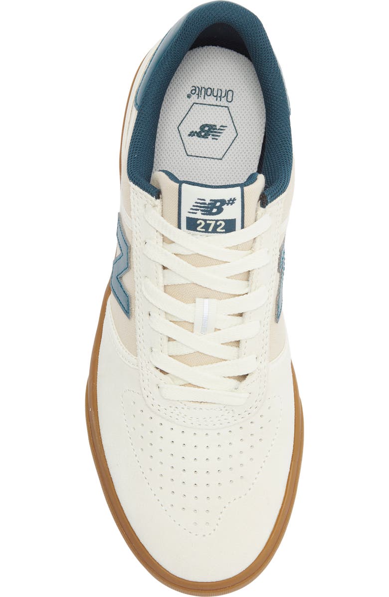 New Balance 272 Skate Sneaker, Alternate, color, Sea Salt/ Deep Ocean