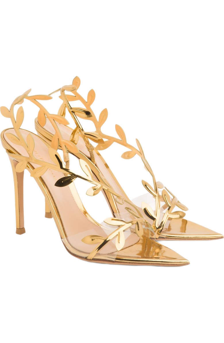 Gianvito Rossi Flavia Sandal, Alternate, color, Gold