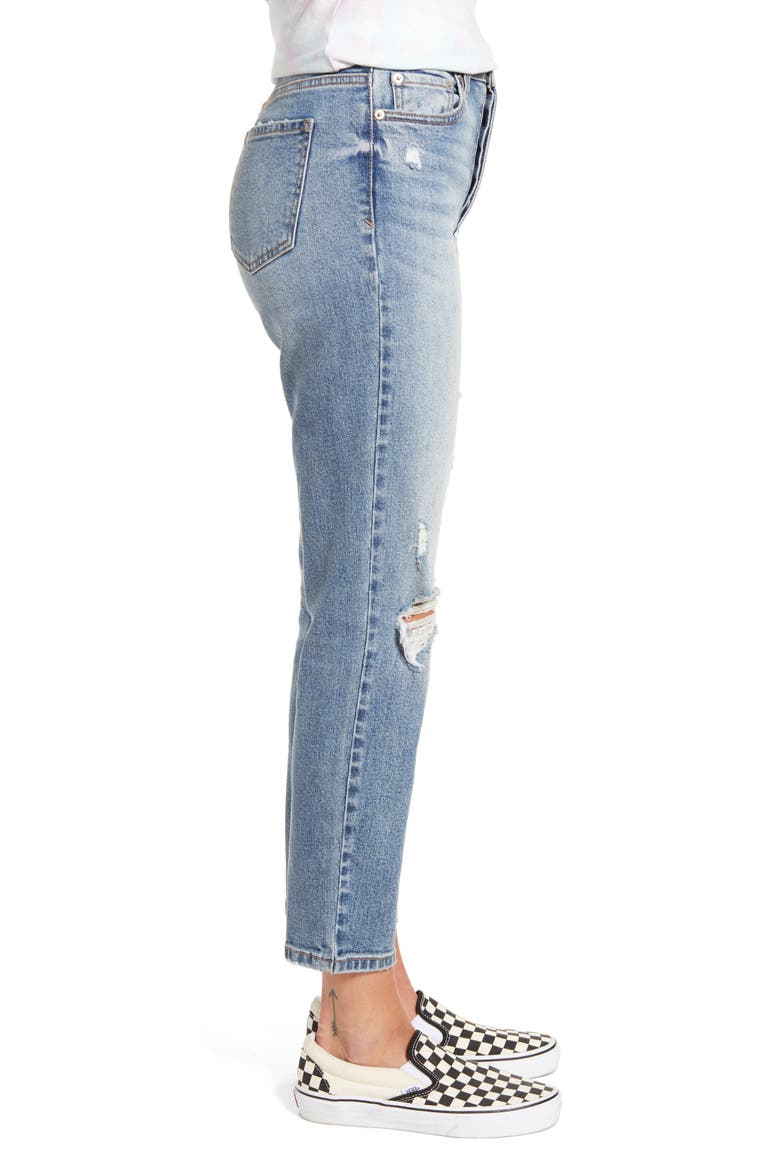 DAZE The Original Ripped High Waist Ankle Skinny Jeans (Women) | Nordstrom