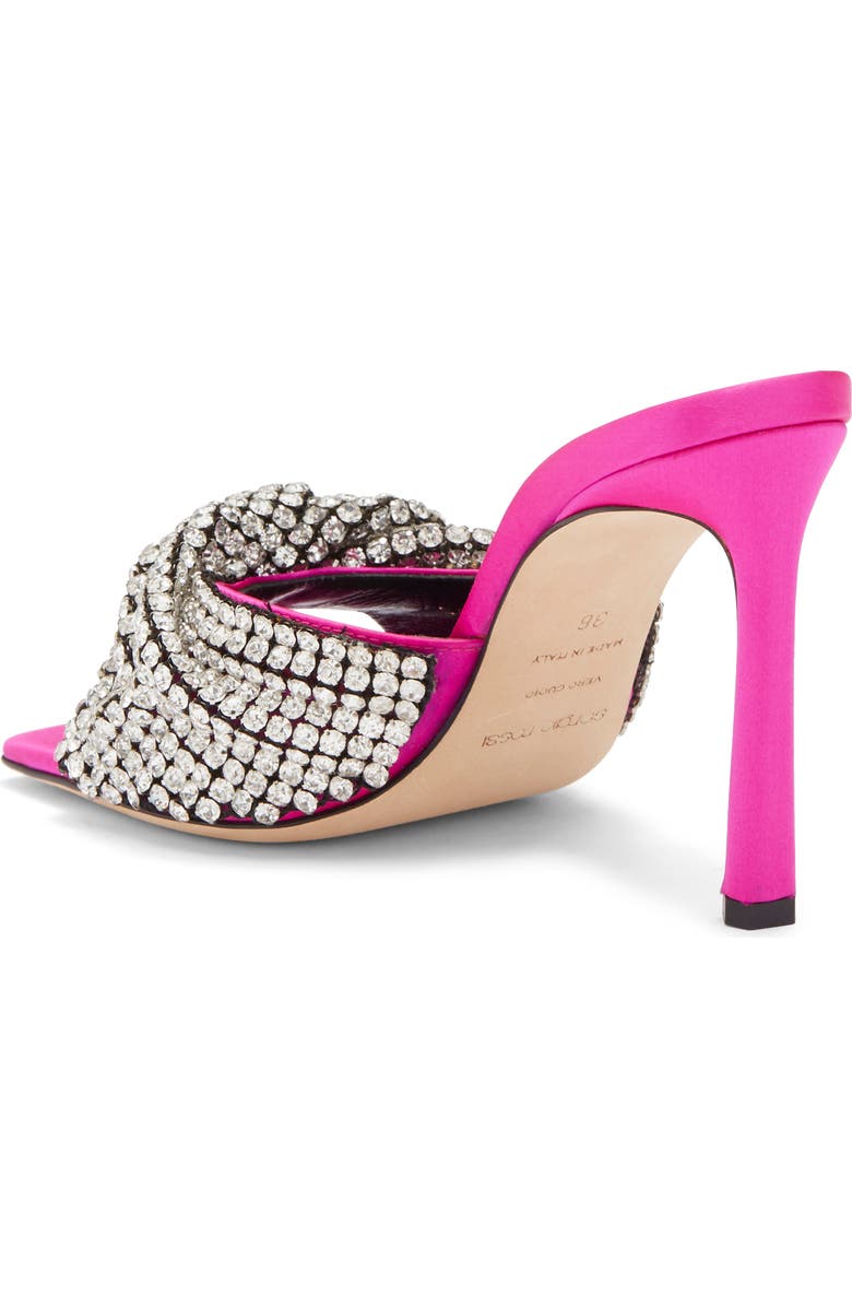 Sergio Rossi Crystal Embellished Slide Sandal, Alternate, color,