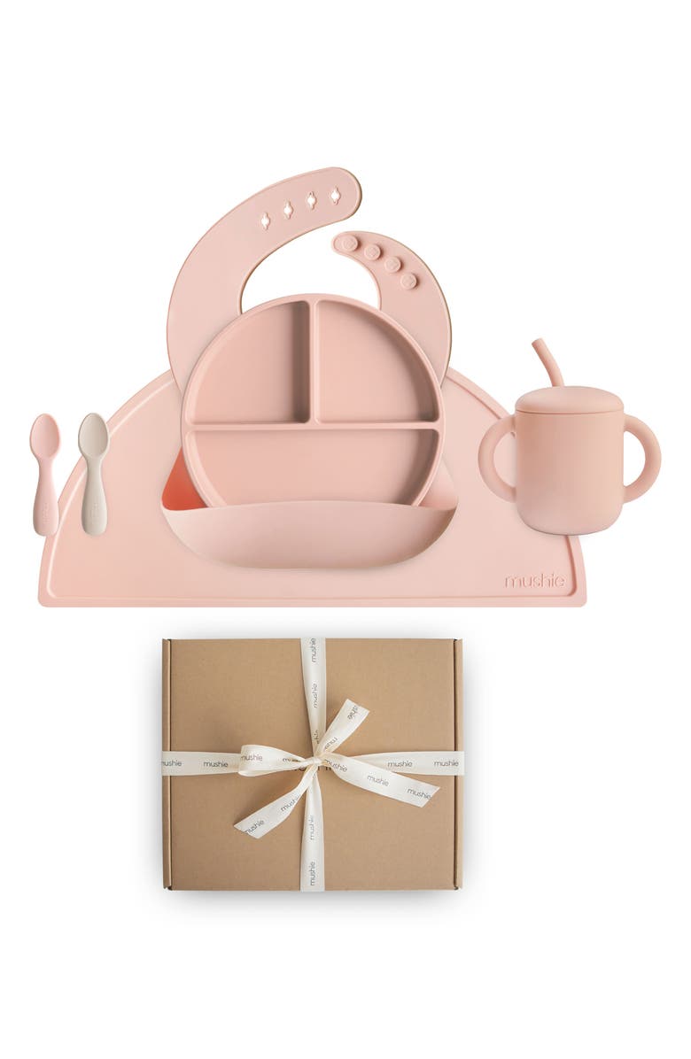 Mushie Stage 2 Feeding Kit, Main, color, Blush