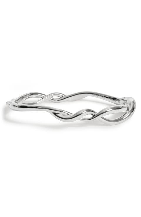 Ochre Sterling Silver Bangle