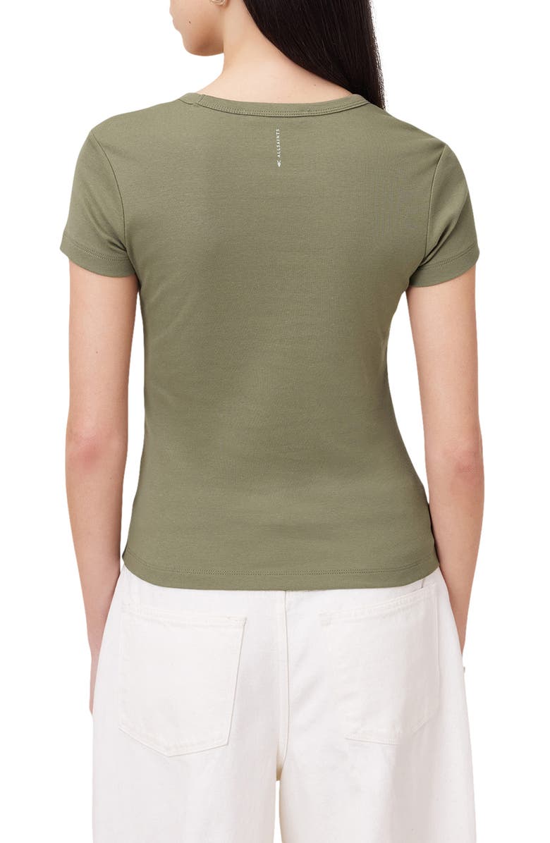 AllSaints Stevie Cotton T-Shirt, Alternate, color, Mermaid Green