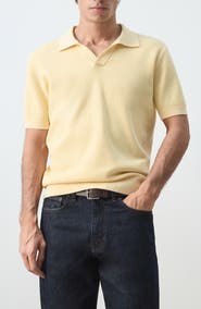 MANGO Cotton Piqué Polo