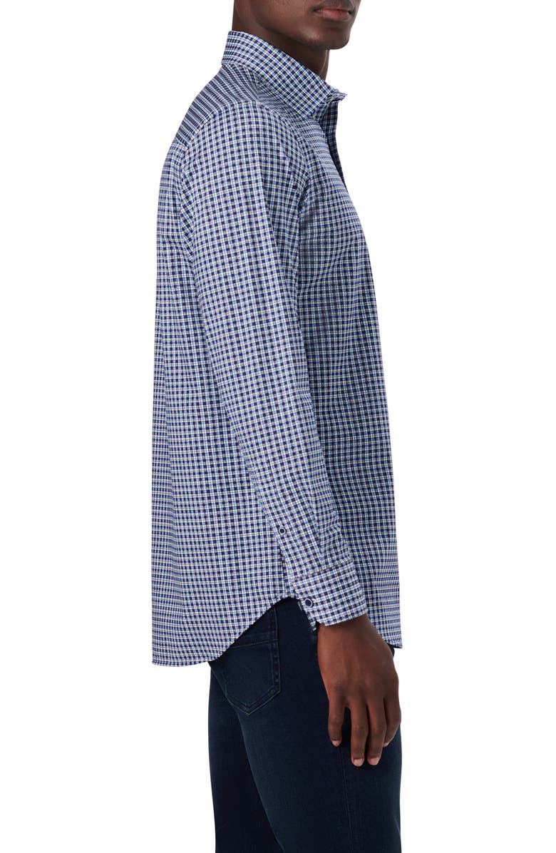 Bugatchi OoohCotton<sup>®</sup> Check Button-Up Shirt, Alternate, color, 