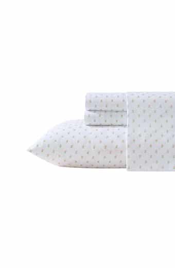 Violet Print Microfiber Sheet Set