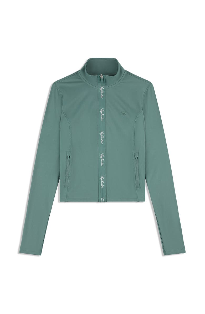 Sergio Tacchini Delfina Contour Jacket, Alternate, color, Duck Green