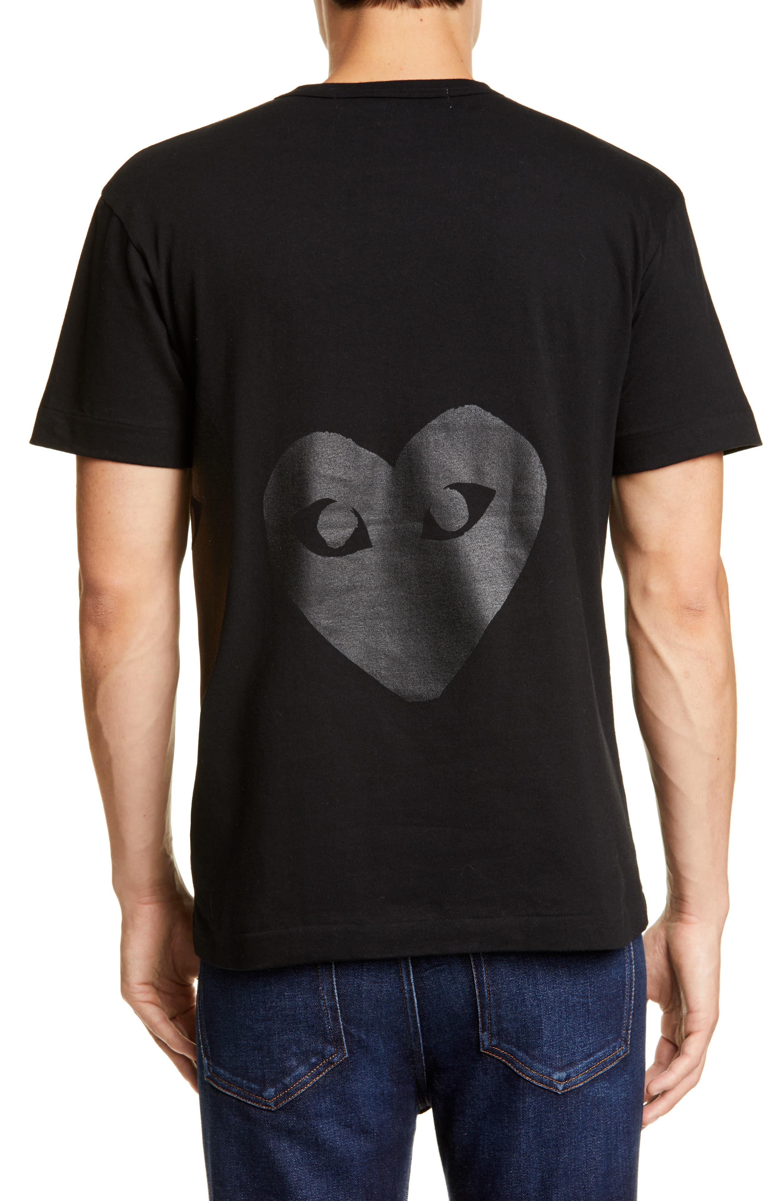 【PLAY COMME des GARÇONS】Heart T-shirt Double Heart Graphic Tee (Men) | Nordstrom