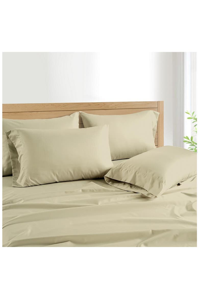 1000 Thread Count Egyptian Cotton 6-Piece Sheet Set, Alternate, color, IVORY SUGAR