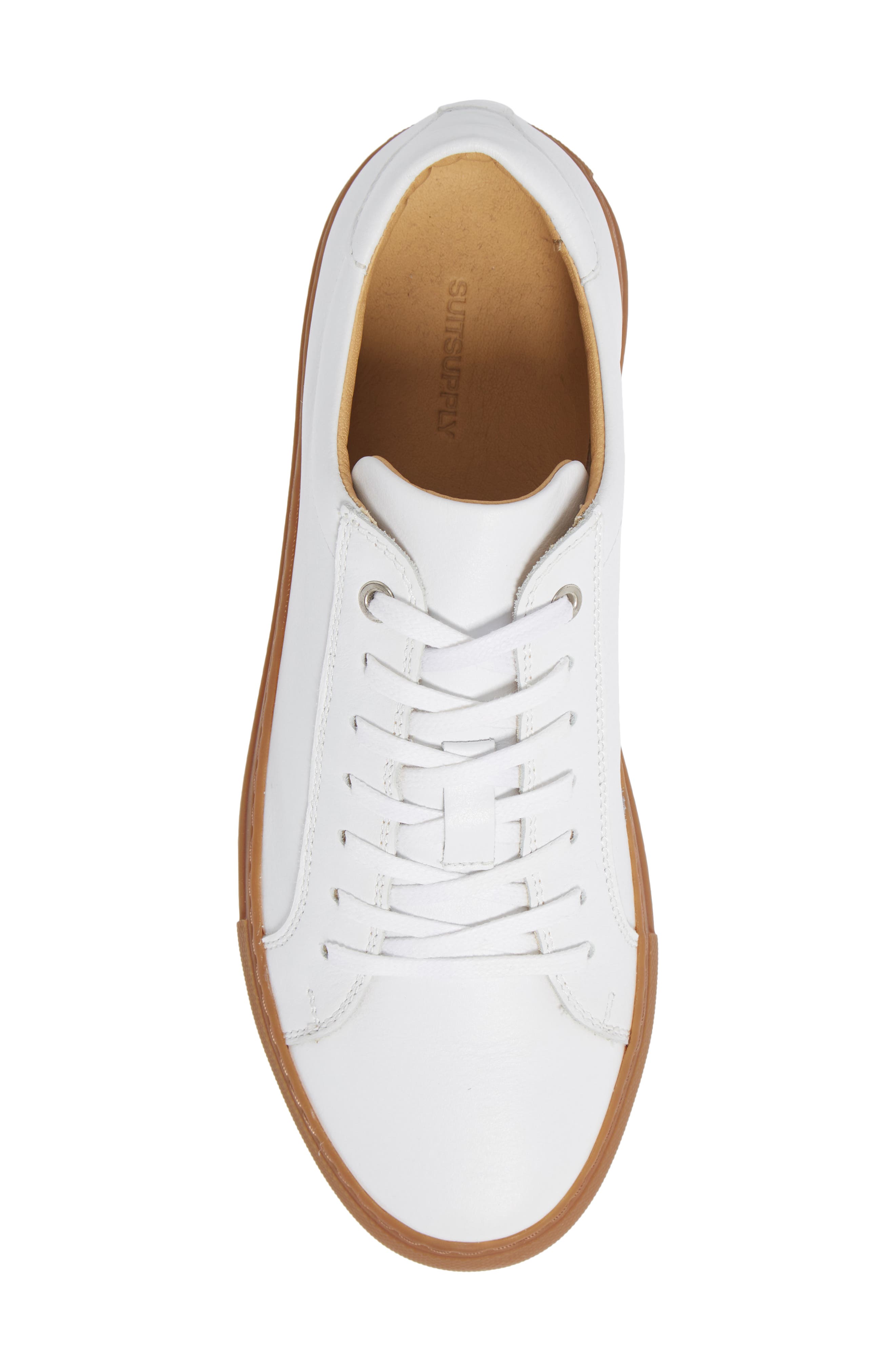 Suitsupply Low Top Leather Sneaker, Alternate, color, 