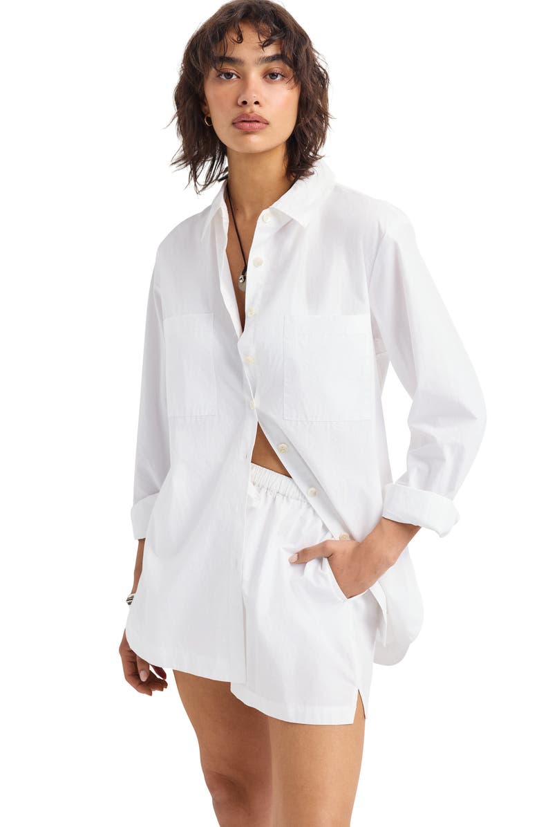 Vitamin A<sup>®</sup> Nadia Cover-Up Shirt, Alternate, color, White