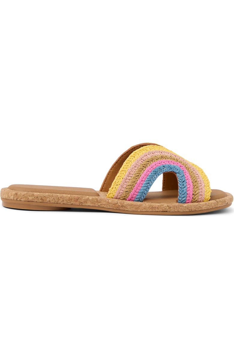 Reef Willow Woven Slide Sandal, Alternate, color, Sunset