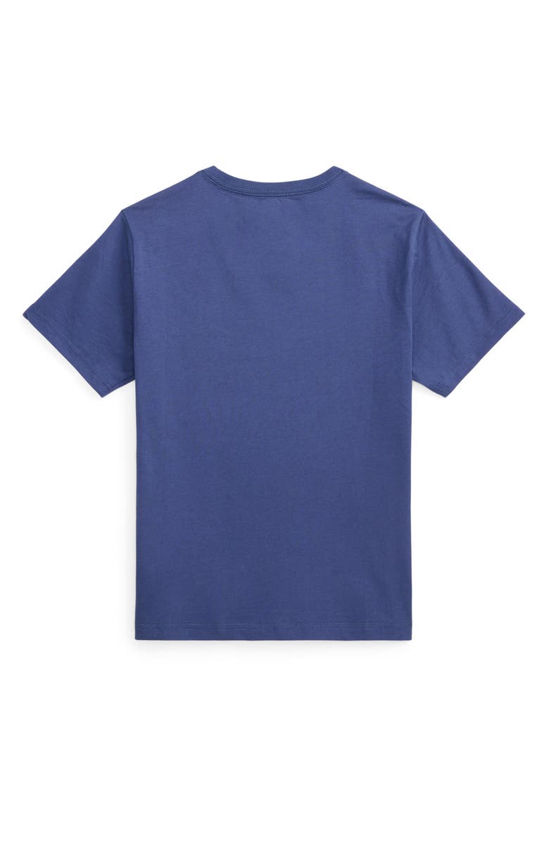 Polo Ralph Lauren Kids' Big Pony Logo Cotton Graphic T-Shirt, Alternate, color, Light Navy