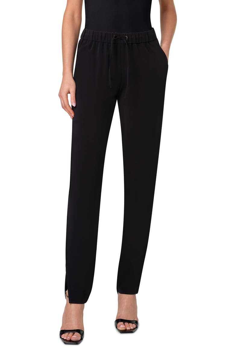 Women's Mike Split Hem Pants, Main, color, BLACK