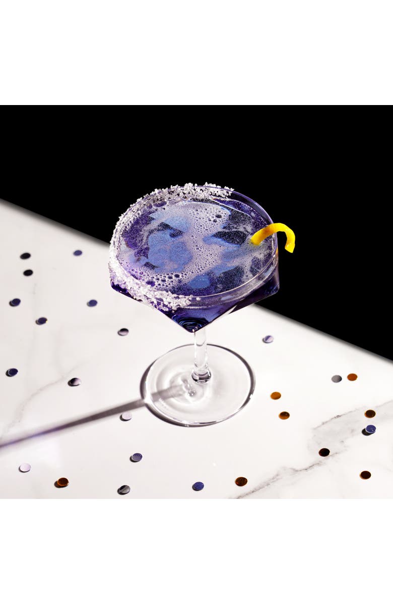 Viski Seneca Crystal Diamond Martini Glasses Set of 2, Alternate, color, Clear