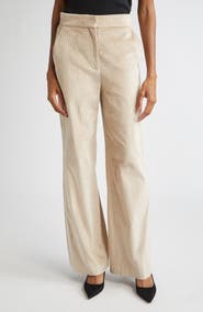 Veronica Beard Grigore Cotton Blend Corduroy Pants