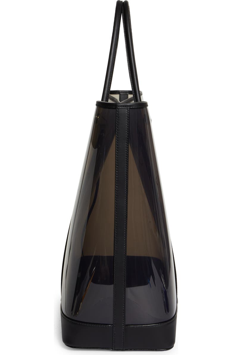 Saint Laurent Cabas Clear Vinyl Tote, Alternate, color,