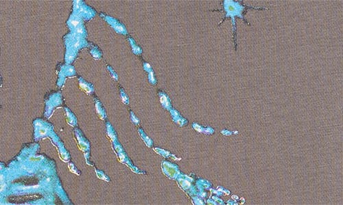 Jungles Enjoy Yourself Fleece Hoodie In Gray