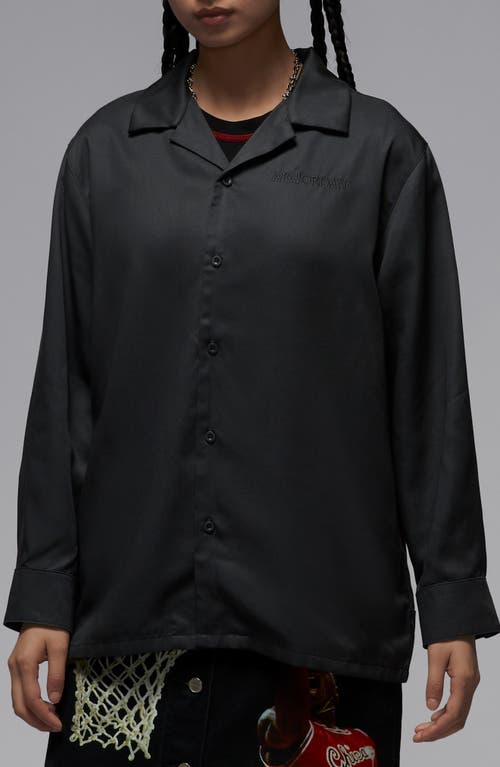 Jordan Long Sleeve Woven Button-up Top